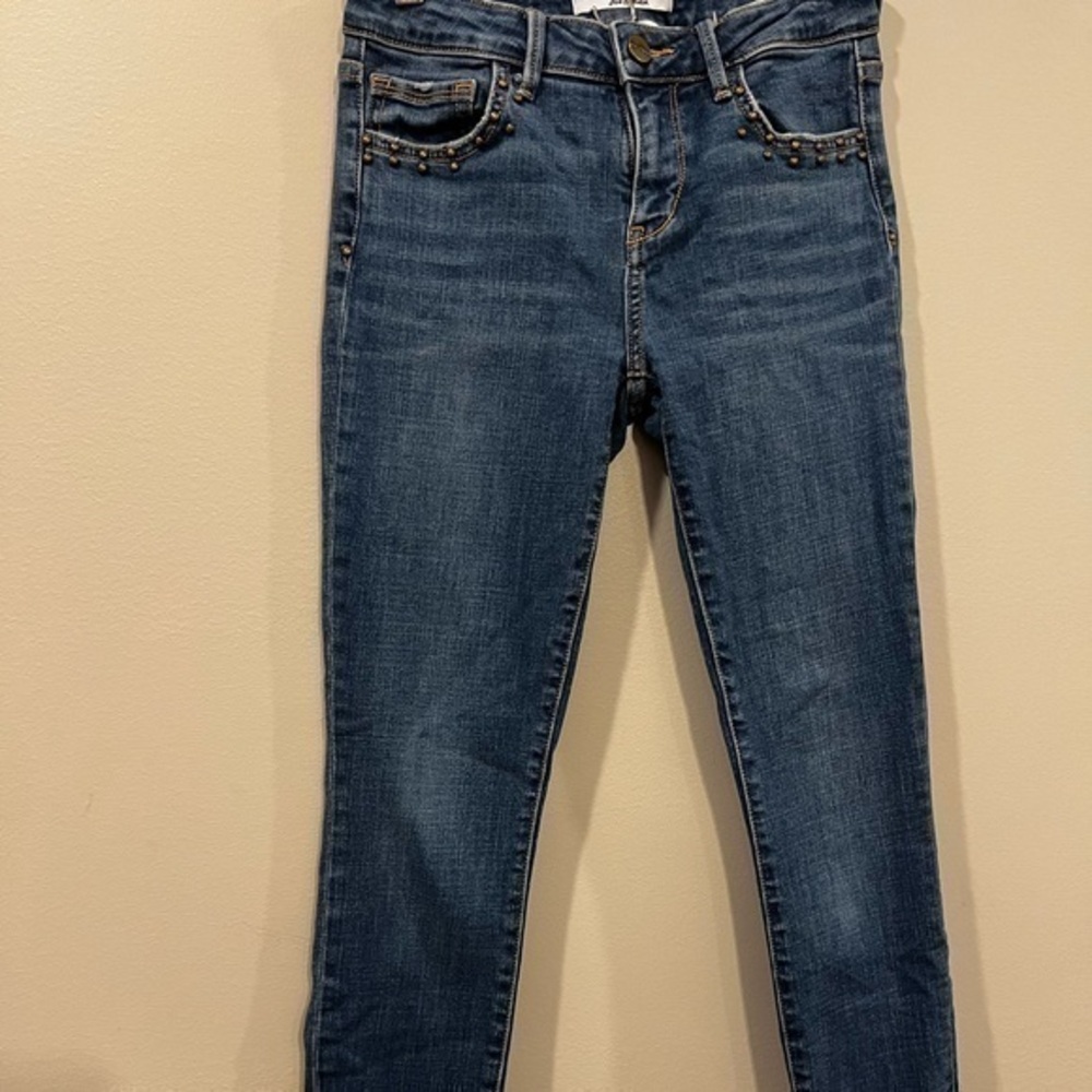 SAM EDELMAN Kitten Mid Rise Skinny Crop Jeans